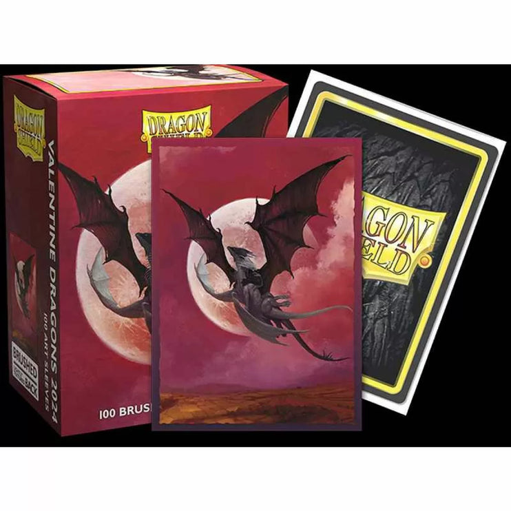 Dragon Shield Sleeves: Standard- Brushed "Valentine 2024" Art, Limited Edition (100 ct.)