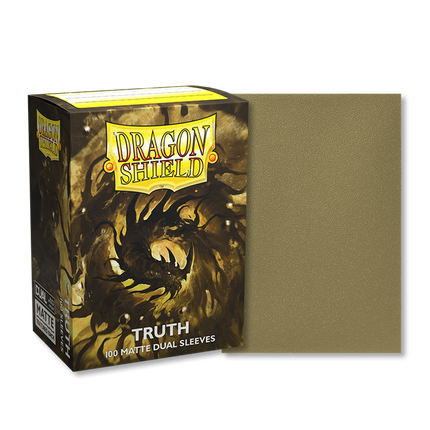 Dragon Shield Sleeves: Standard DUAL- Matte Truth (100 ct.)
