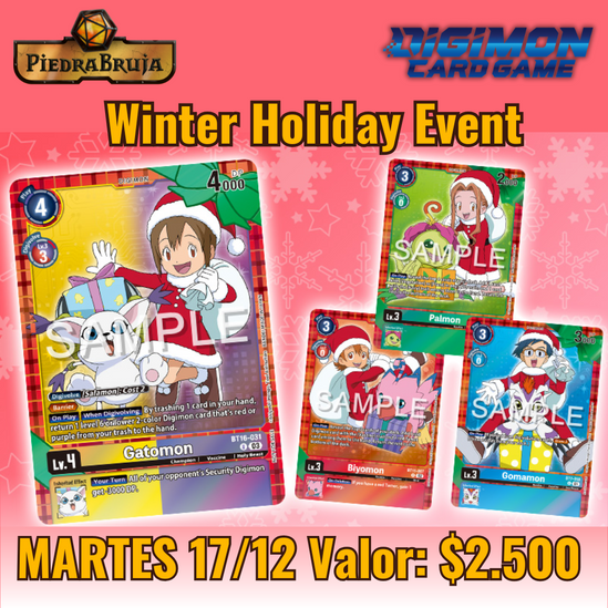 Torneo Digimon: Winter Holiday Event 2024