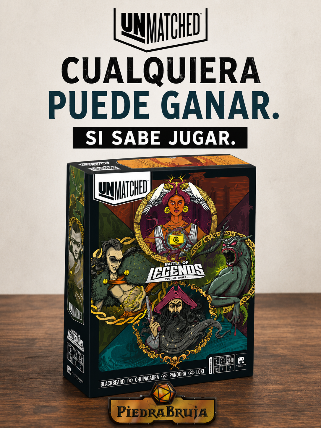 Unmatched - Battle of Legends Volumen 3 ESP