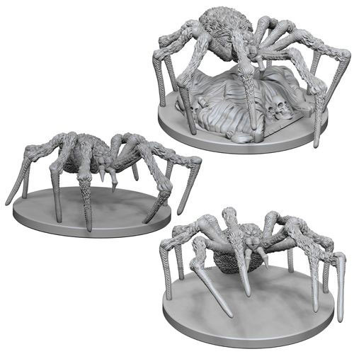 Nolzur’s Marvelous Miniatures: Unpainted Minis - Spiders