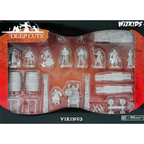 Wizkids Deep Cuts Miniatures: Unpainted Minis- Wave 13- Vikings