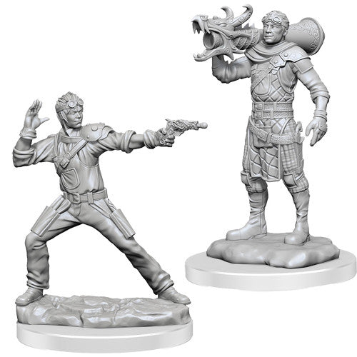 D&D Nolzur's Marvelous Miniatures: Unpainted Minis- Wave 19- Human Artificer & Human Apprentice