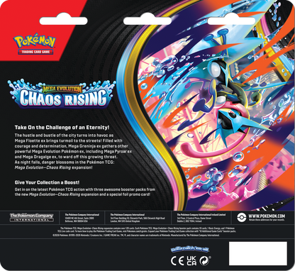 Mega Evolution Chaos Rising 3-Pack Blister ING