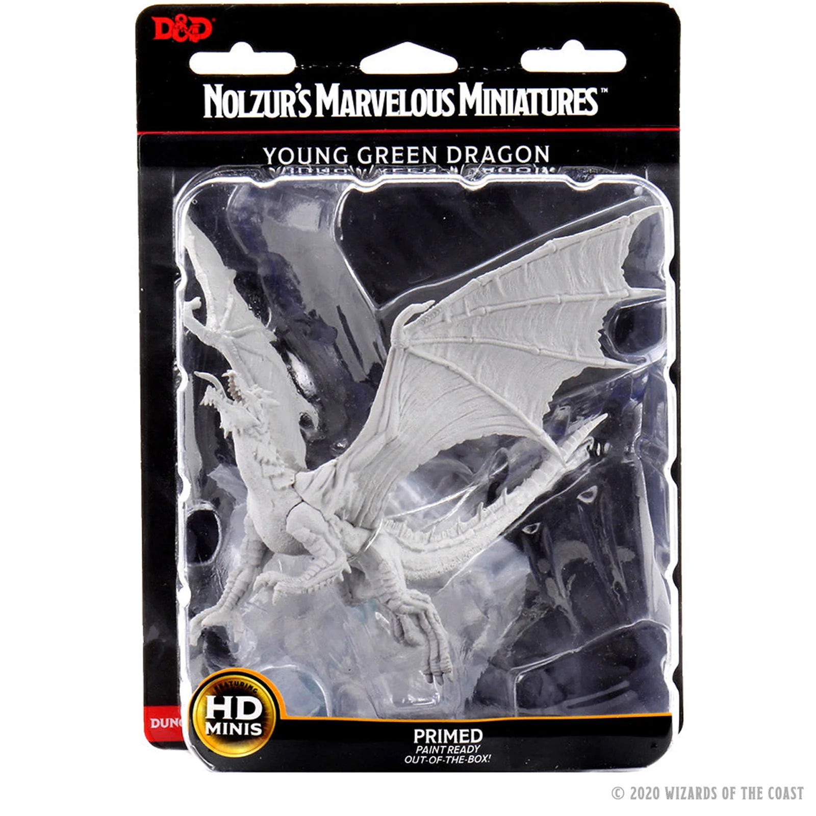 Nolzur’s Marvelous Miniatures: Unpainted Minis Wave 8 - Young Green Dragon