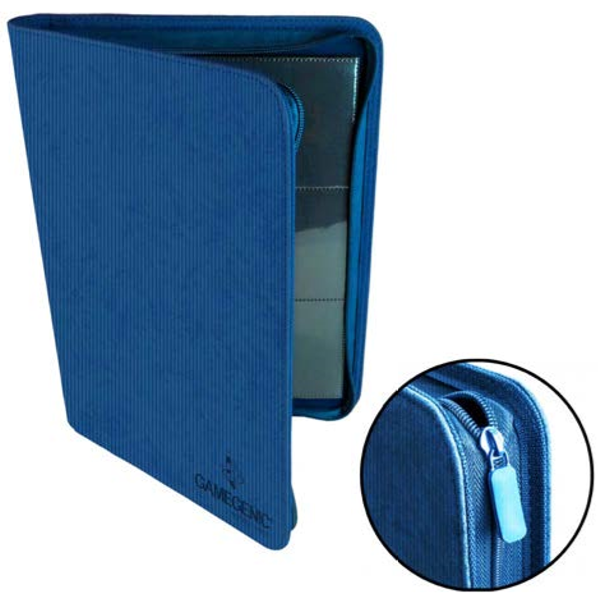 Carpeta Zip-Up Album 8-Pocket - Blue | Accesorios Gamegenic para TCG en PiedraBruja Chile