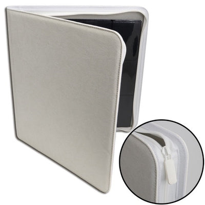 Carpeta Zip-Up Album 8-Pocket - White | Accesorios Gamegenic para TCG en PiedraBruja Chile