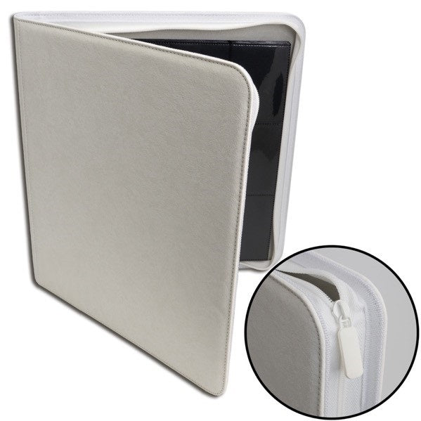 Carpeta Zip-Up Album 8-Pocket - White | Accesorios Gamegenic para TCG en PiedraBruja Chile
