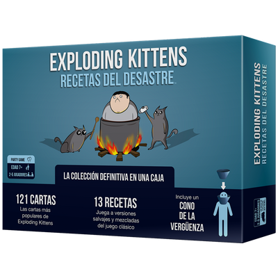 Exploding Kittens - Recetas del Desastre | Juegos de mesa para todas las edades en PiedraBruja Chile