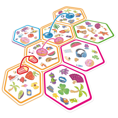 Dobble - Connect | Juegos de mesa para todas las edades en PiedraBruja Chile