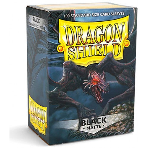 Dragon Shield Sleeves: Standard - Matte Black (100 ct.)