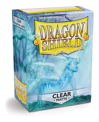 Protectores Dragon Shield - Sleeves Standard Matte Clear Color Tranparentes mate (100 unidades)