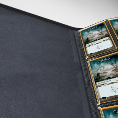 Carpeta Zip-Up Album 18-Pocket - Black | Accesorios Gamegenic para TCG en PiedraBruja Chile