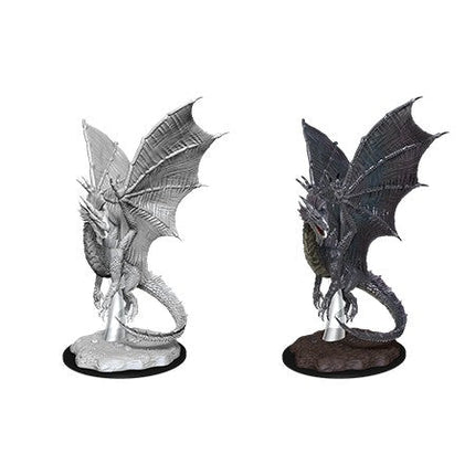 Miniatura: D&D Dragon Joven Plateado / Young Silver Dragon