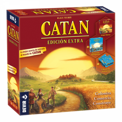 Catan - Edicion Extra Básico + Navegantes | Juegos de mesa para todas las edades en PiedraBruja Chile