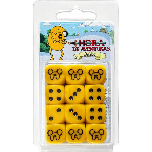 Dados Hora de Aventura: Jake | Dados para juegos de rol y mesa en PiedraBruja Chile