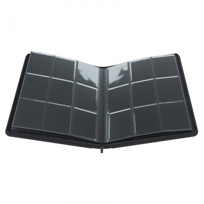 Carpeta Zip-Up Album 18-Pocket - Black | Accesorios Gamegenic para TCG en PiedraBruja Chile
