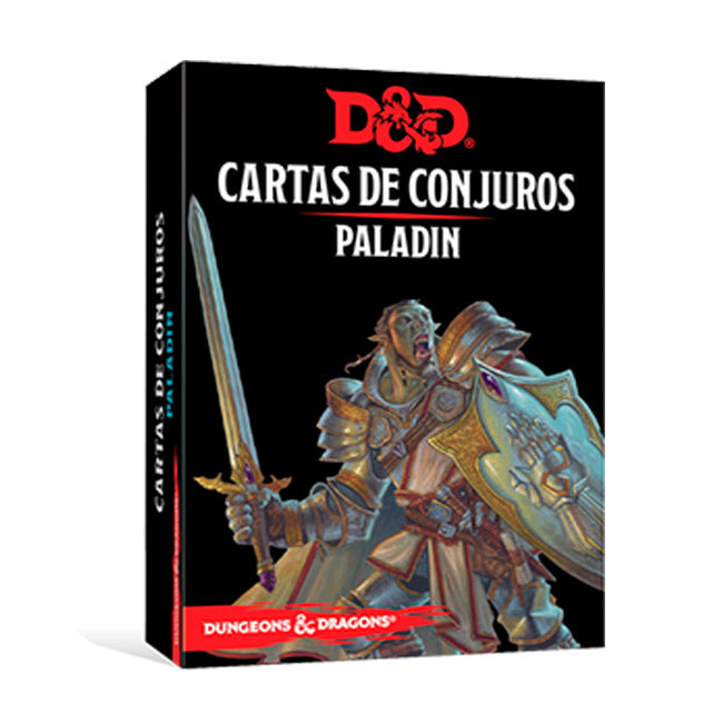 D&D: Cartas de Conjuro Paladín (español) Accesorio para Dungeons and Dragons