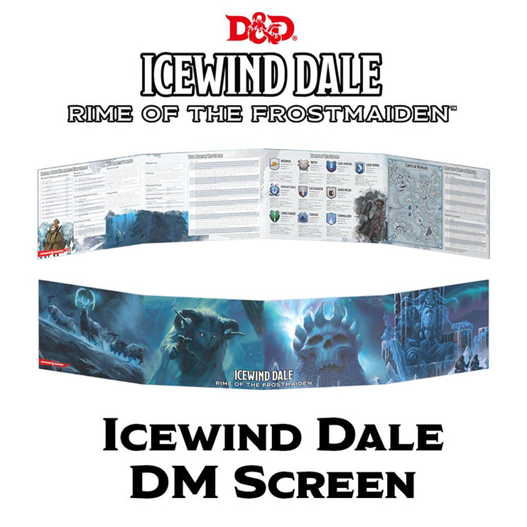 D&D: DM Screen: Icewind Dale (inglés)