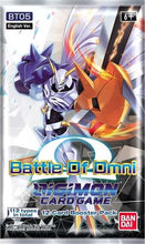 Sobre Battle of Omni [BT05] en ingles Digimon Card Game
